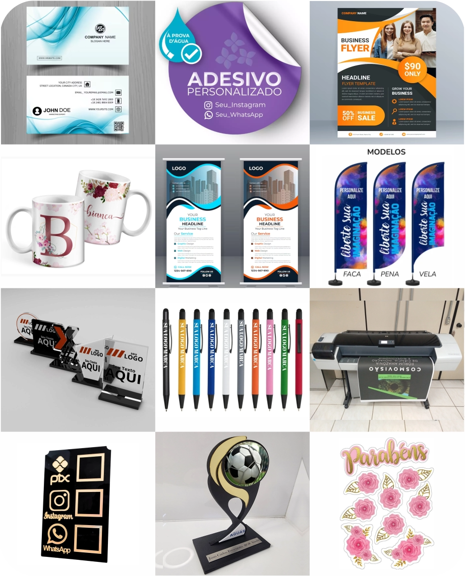 Produtos e serviços da Papelaria & Copiadora Máxima